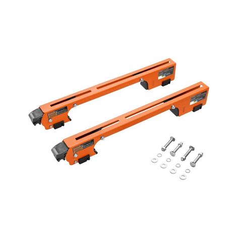 This set includes two brackets and necessary bolts for Miter Saw Stand A18MS01G. . Harbor freight miter saw stand mounting brackets